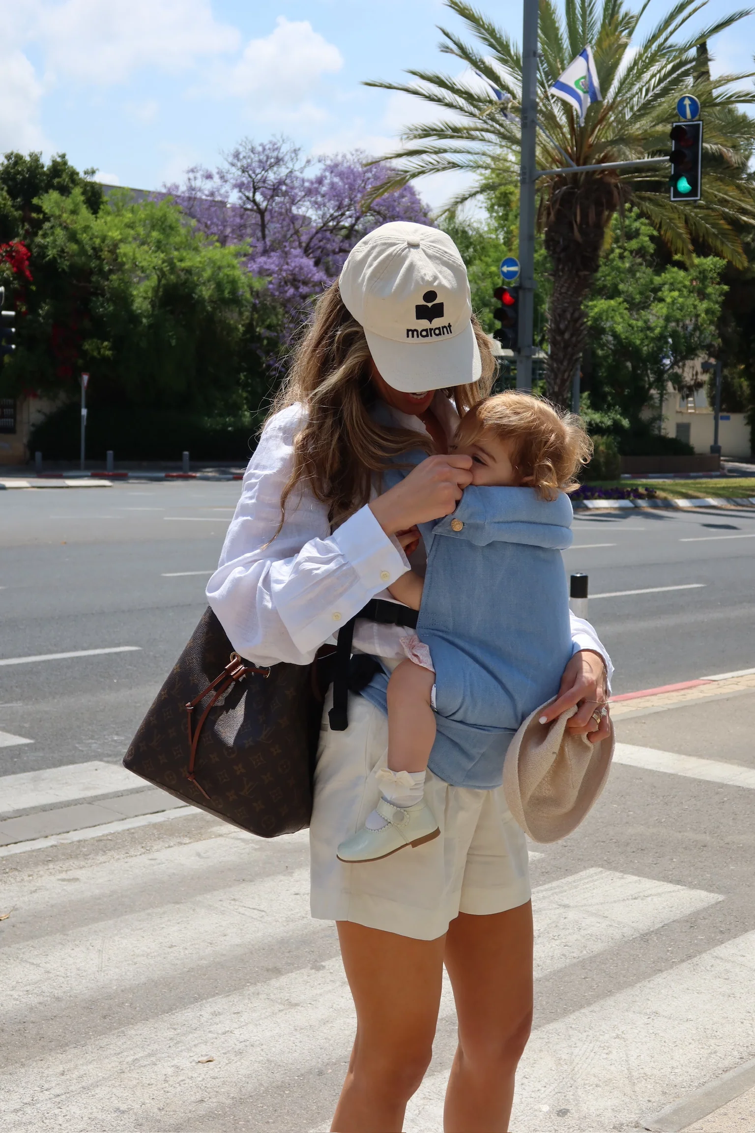 מנשא לתינוק Lamer B- Light denim - Image 6
